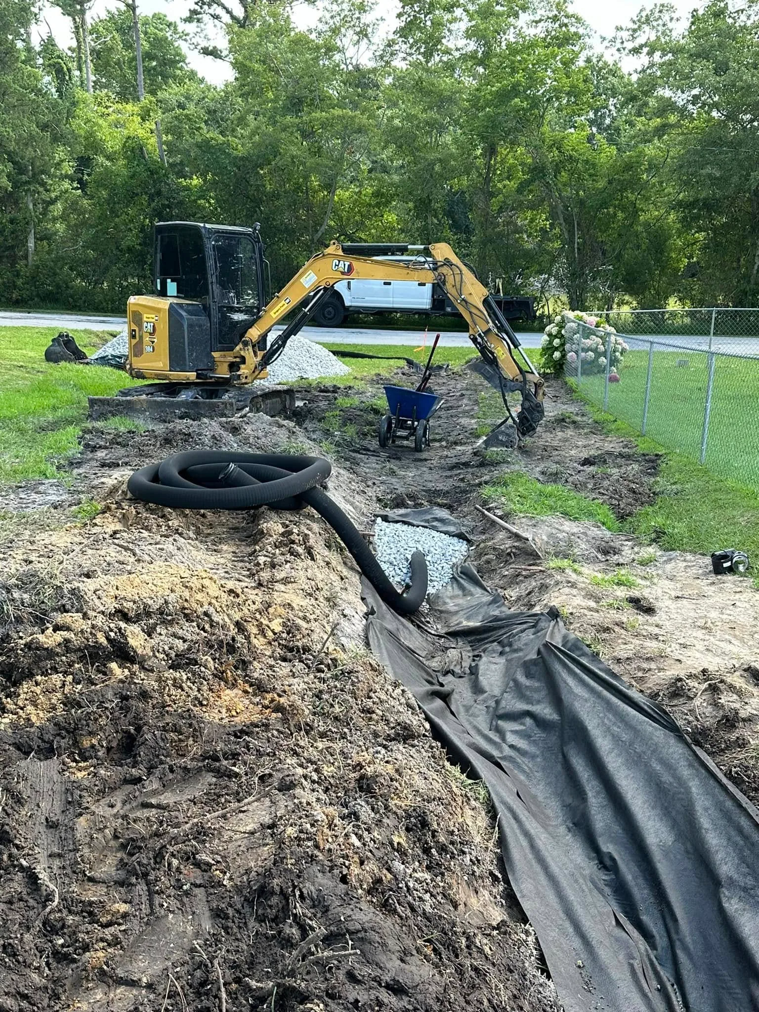 French Drain Installation