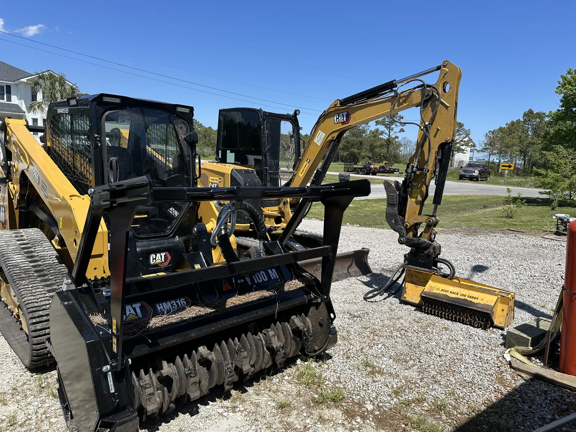 CAT Track Loader Hm316 Mulcher Mini Excavator Beaufort NC
