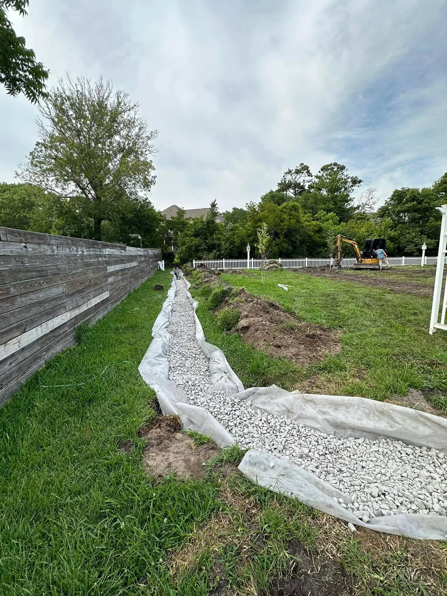 French Drain Installation